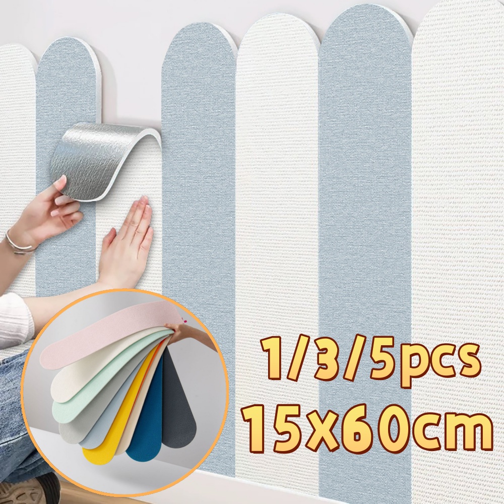 1/3/5pcs Stiker Dinding Tanah  - Wall Panel 3D Texture ulasan dan harga