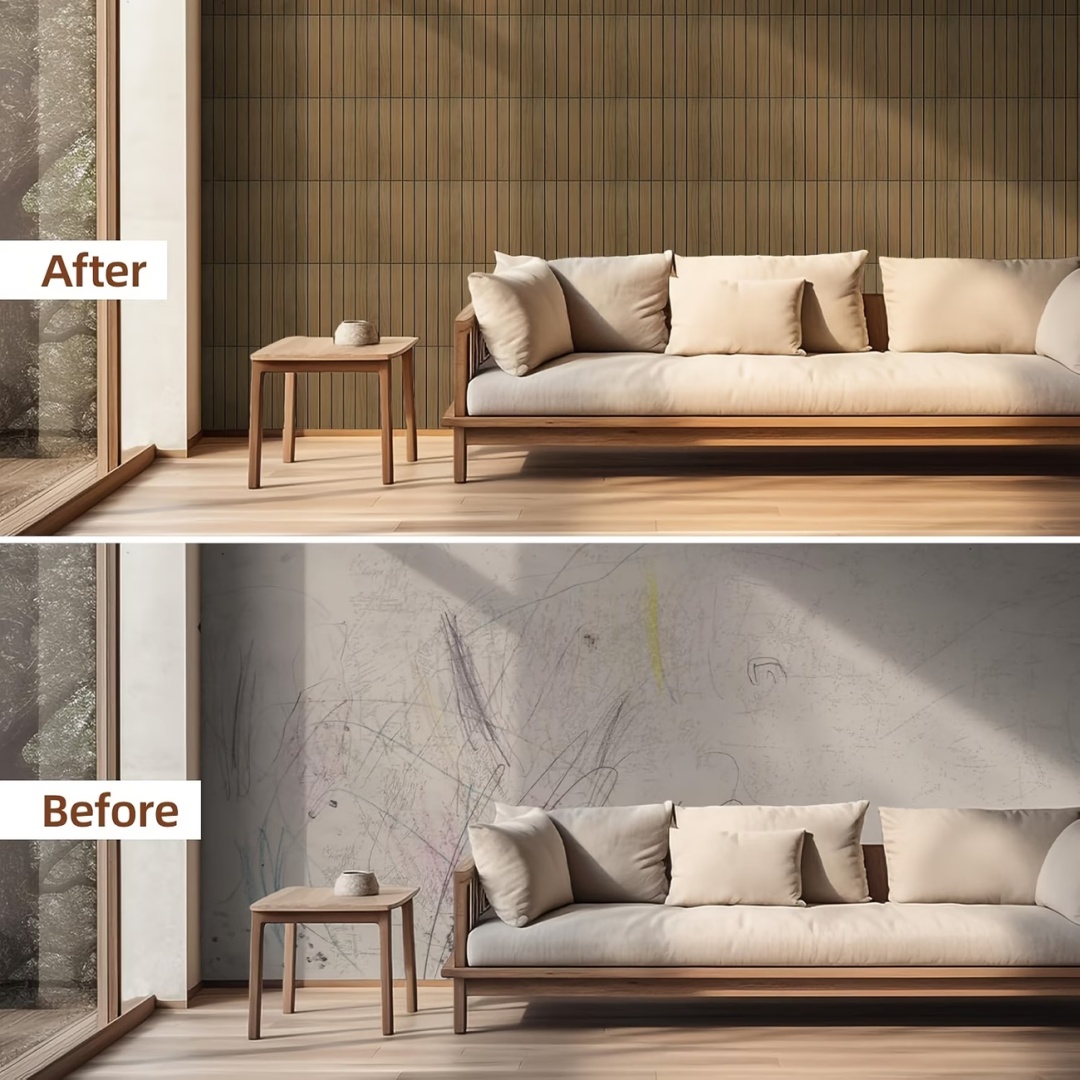 Panel PVC 2D Perekat Sendiri M - Wall Panel 3D Texture ulasan dan harga