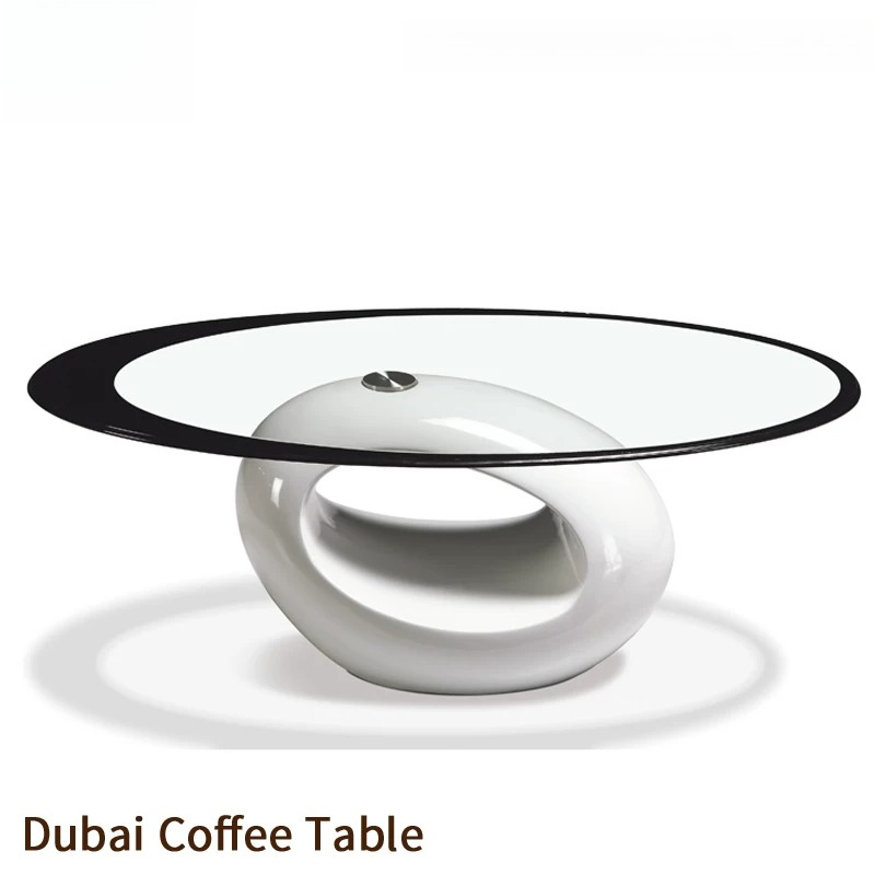 Meja Kopi Kaca Gaya Dubai Krea - Interior Design Dubai ulasan dan harga