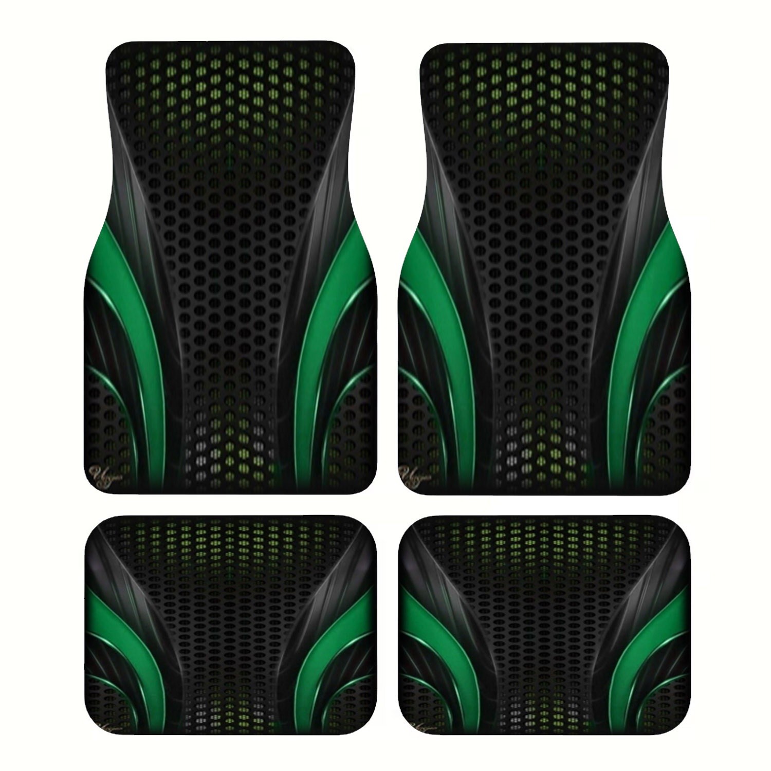 4pcs Karpet Mobil Futuristik H - Interior Design Tech ulasan dan harga